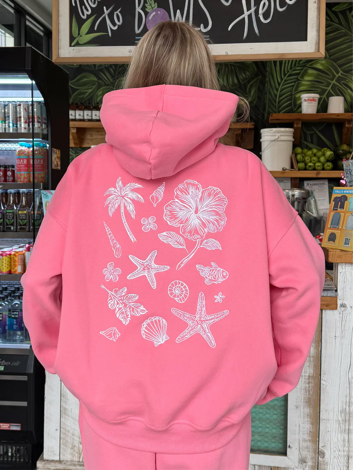 Pearl Grey & Pink Tropical Collection