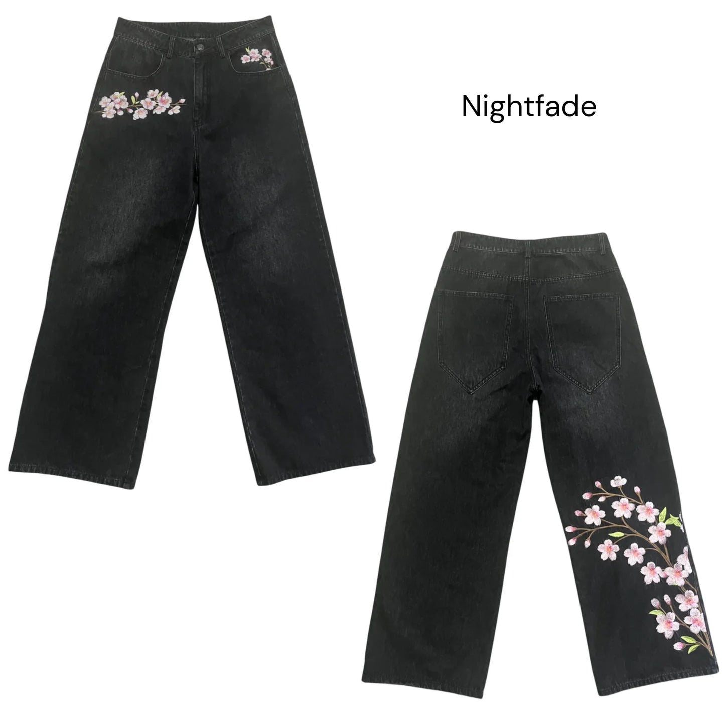 Unisex Sakura Zip Up & Jeans