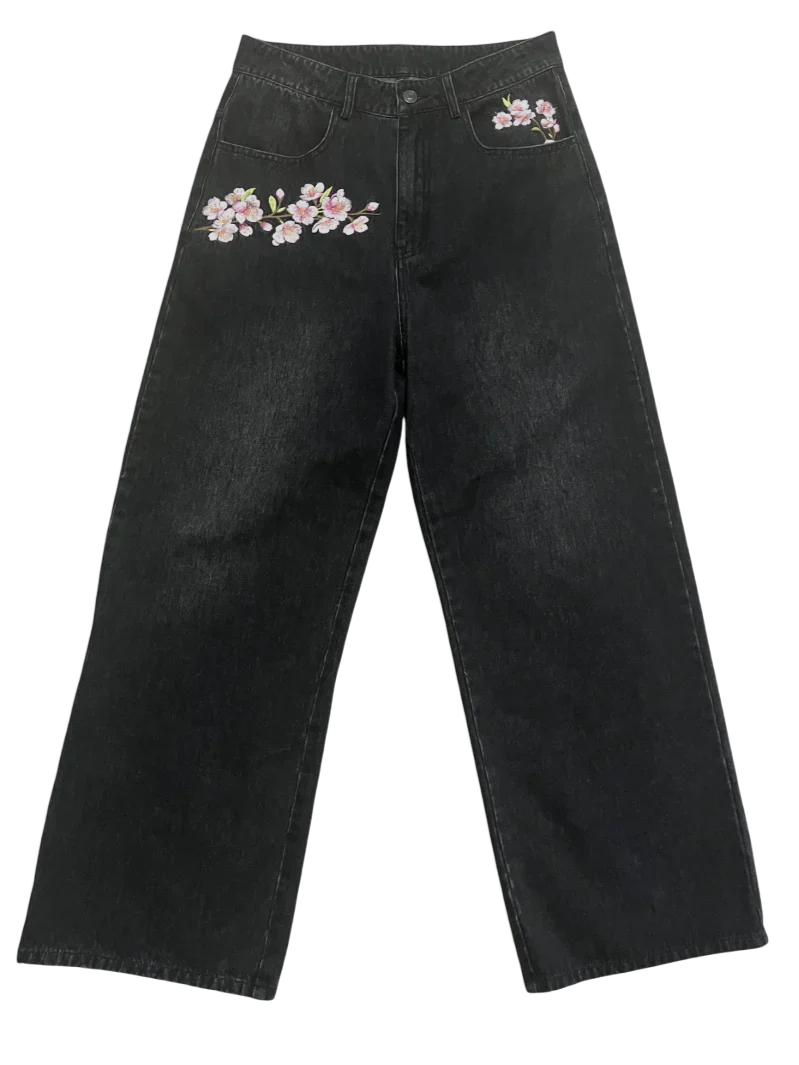 Unisex Sakura Jeans