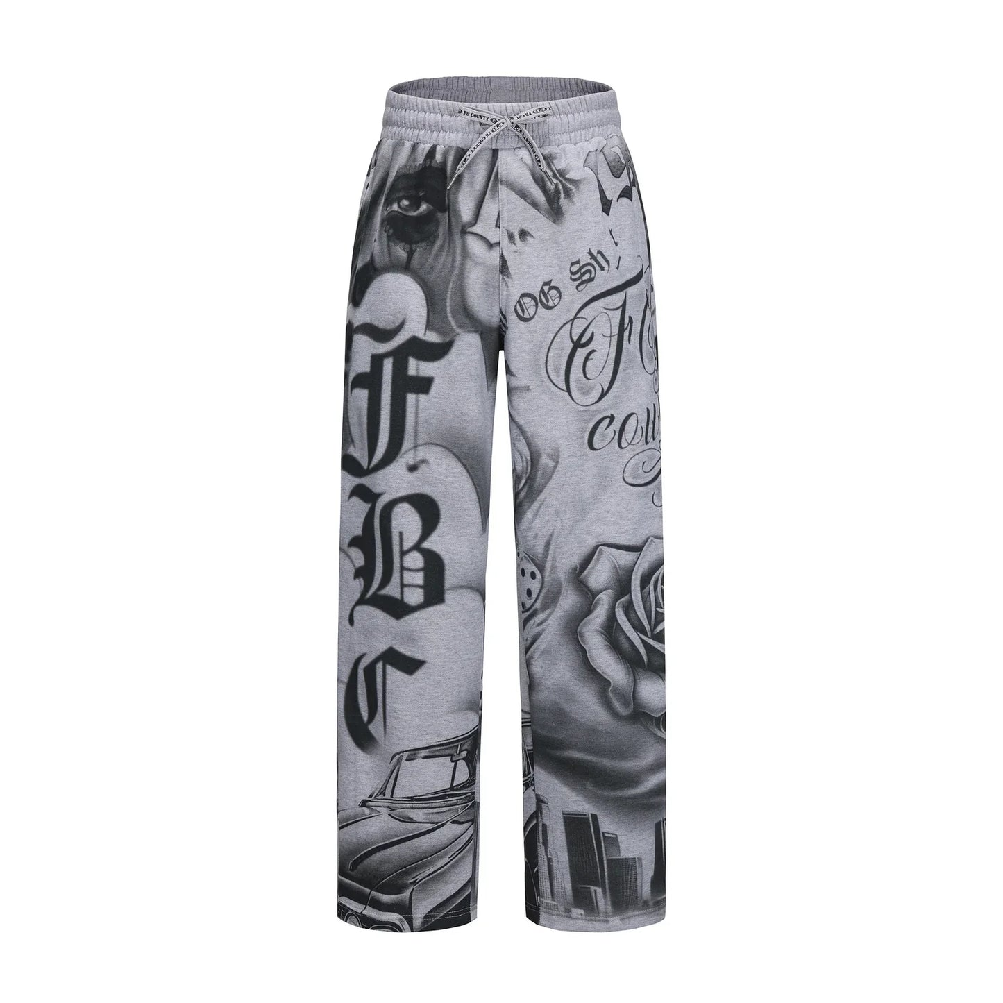 Pink & Gray Tatted Up Set