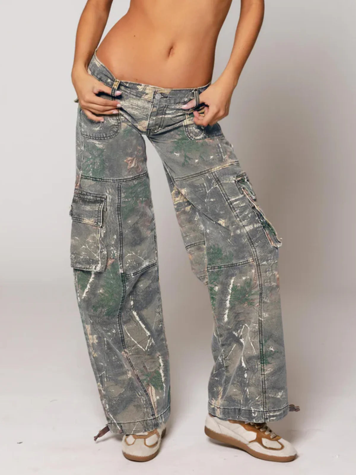 Unisex Camo Jeans