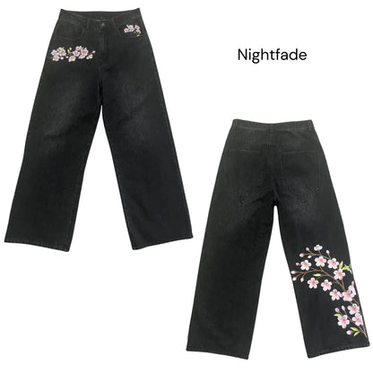 Unisex Sakura Zip Up & Jeans
