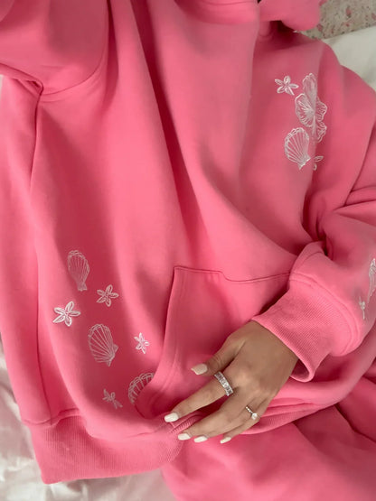 Pearl Grey & Pink Tropical Collection