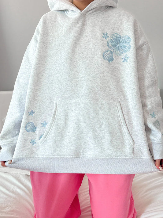 Pearl Grey & Pink Tropical Collection